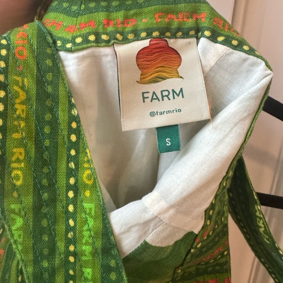 FARM Rio Green Patterned Dress - Picture 3 of 3